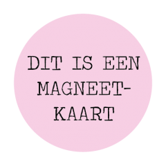 sluitzegel magneet roze