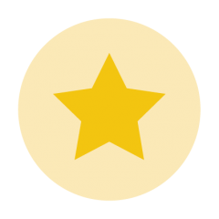 sluitzegel ster geel