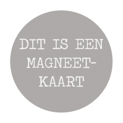 sluitzegel magneet grijs