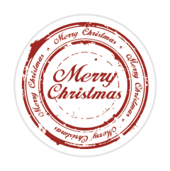 sluitzegel merry christmas 1