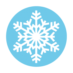 sluitzegel sneeuwvlok