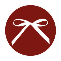 sluitzegel strikje rood