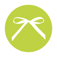 sluitzegel strikje groen