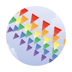 sluitzegel slingers kleur