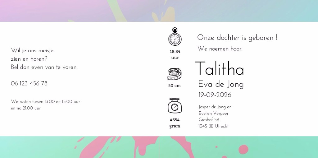 Gevouwen kaart met koala's Gevouwen kaart met koala's