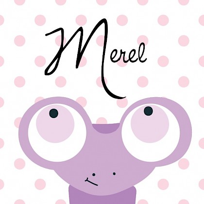 Gevouwen kaart "Kikker" Gevouwen kaart "Kikker"