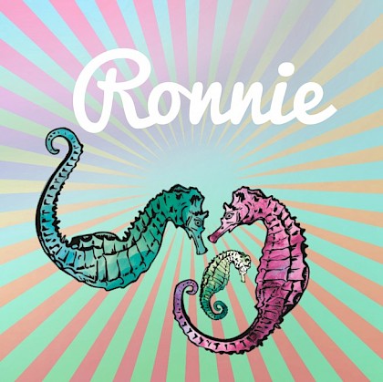 Gevouwen kaart "Zeepaardjes"