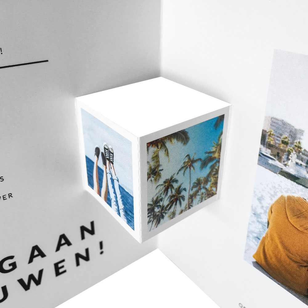 Drieluik kaart save the date Drieluik kaart save the date