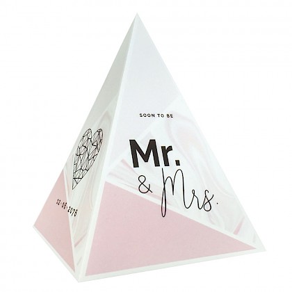 Save the date kaart "Geometrie"