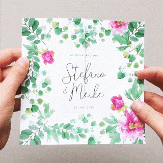 Doordraaier met bloemen Doordraaier met bloemen