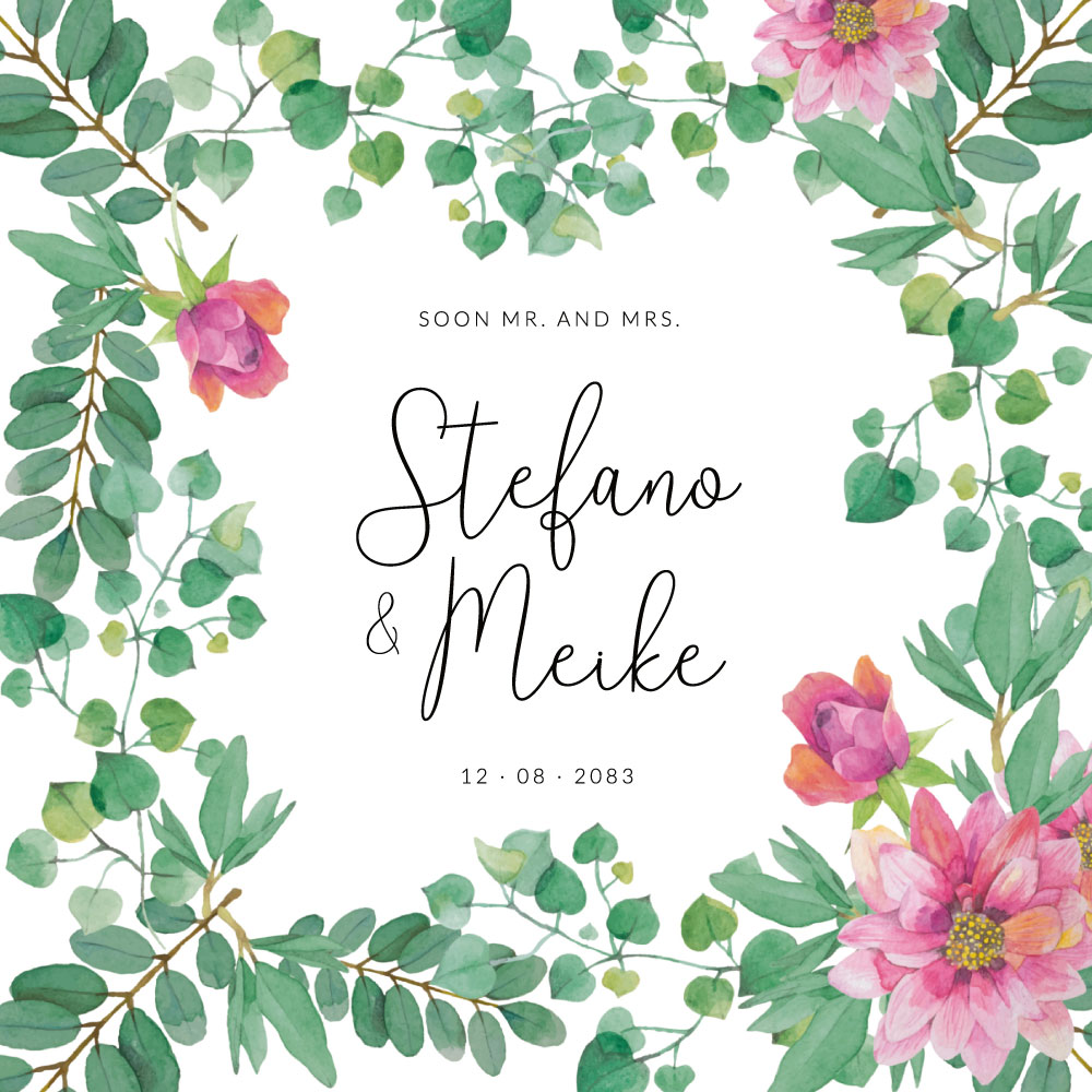 Doordraaier met bloemen Doordraaier met bloemen