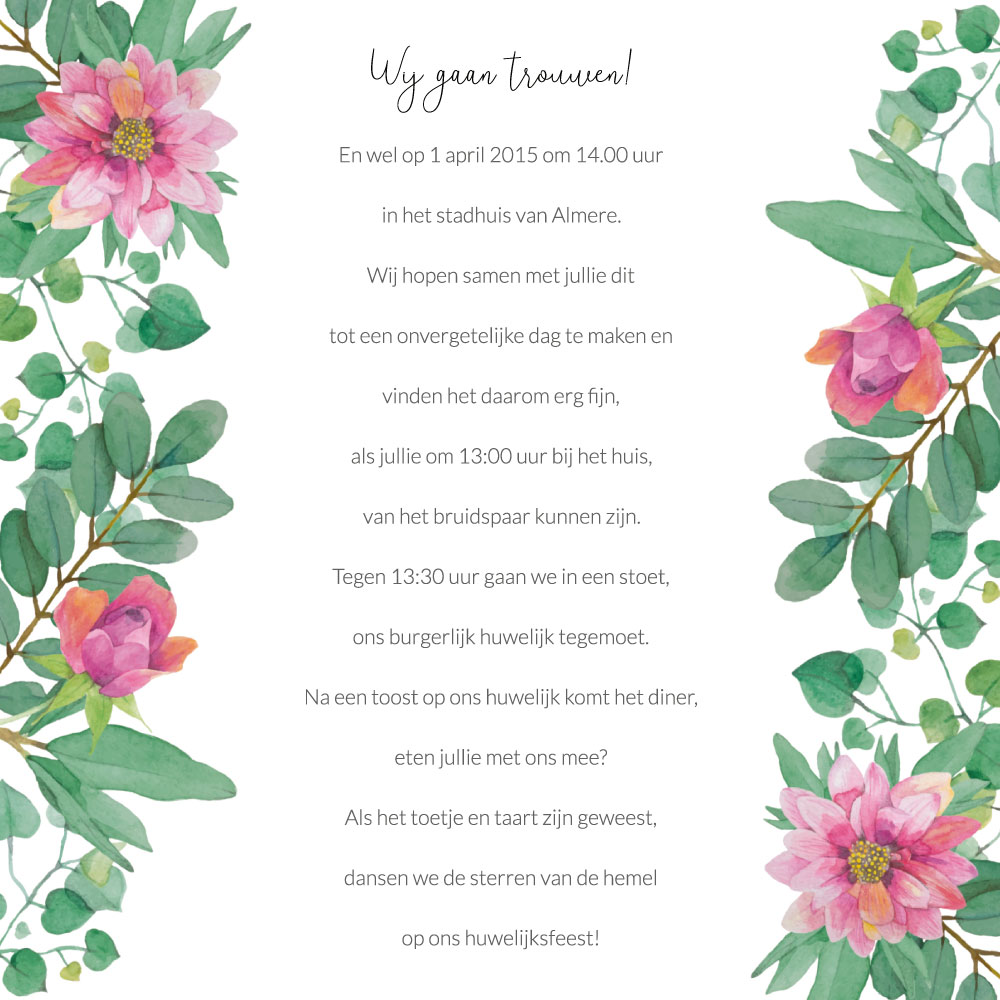 Doordraaier met bloemen Doordraaier met bloemen