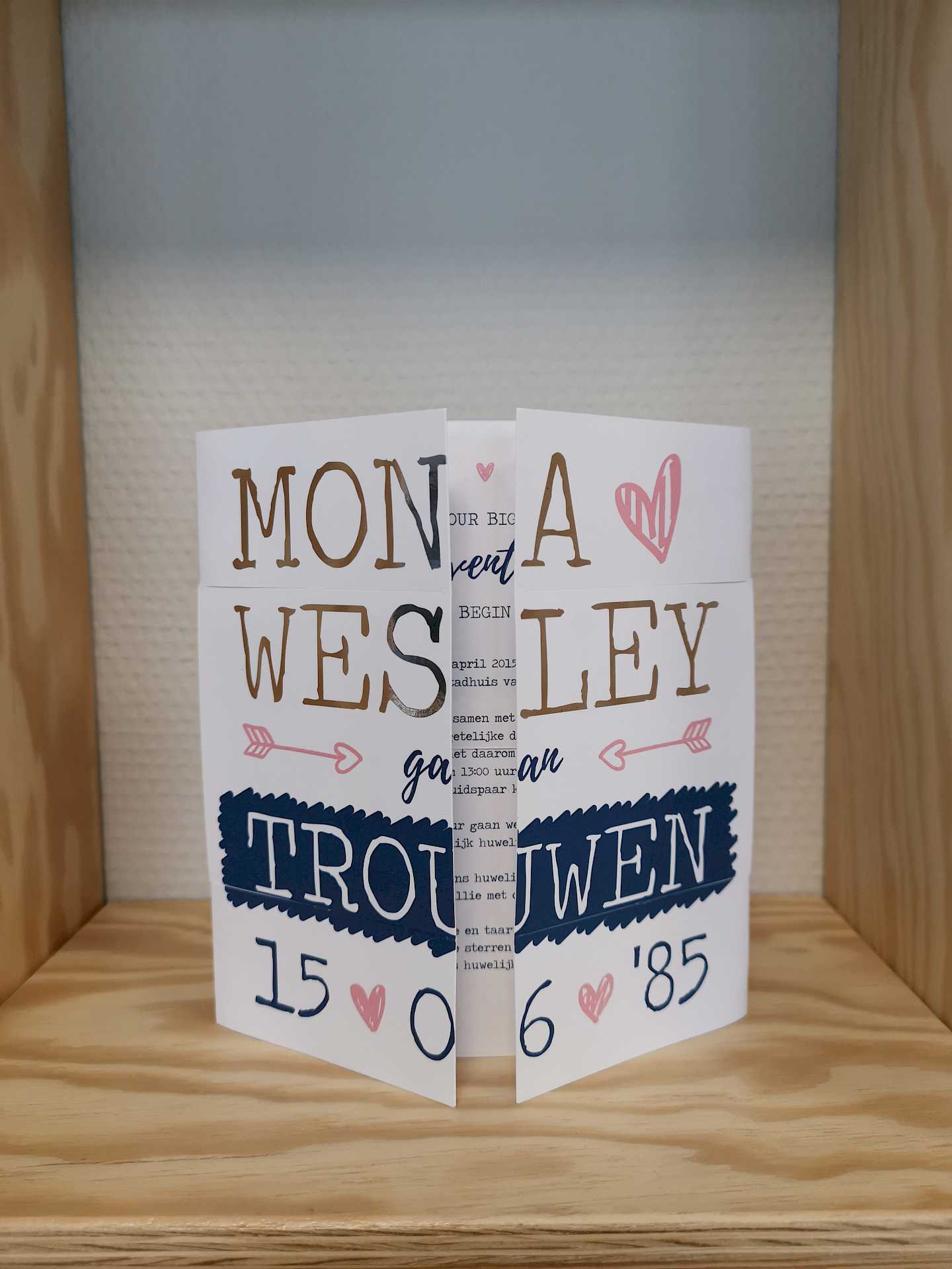 Zilver folie opdruk Zilver folie opdruk