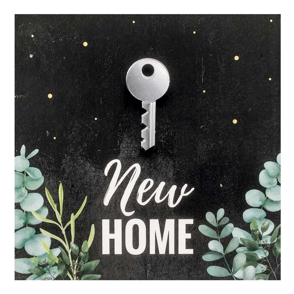 3D kaart met zilveren sleutel 3D kaart met zilveren sleutel