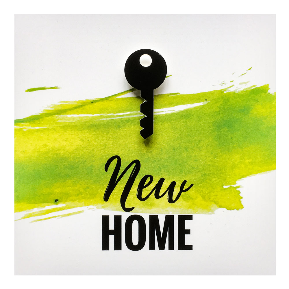 Enkele kaart met zwarte sleutel Enkele kaart met zwarte sleutel