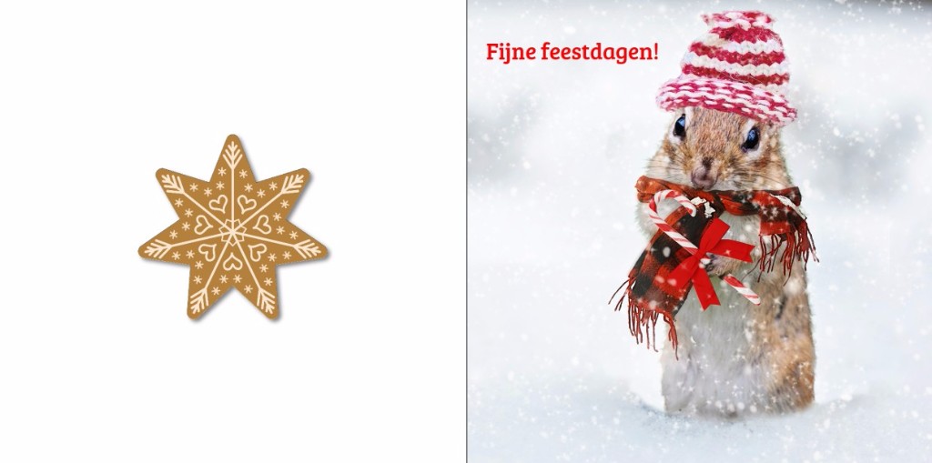 Gevouwen kerstkaart "Sneeuw muis" Gevouwen kerstkaart "Sneeuw muis"