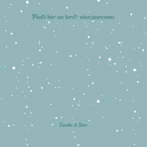 Kerstkaart "Winter landschap" Kerstkaart "Winter landschap"