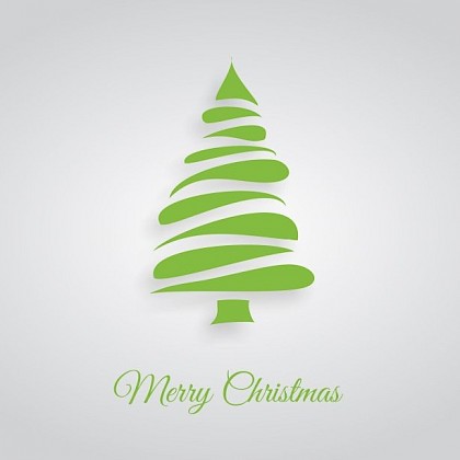 Kerstkaart "Kerstboom"