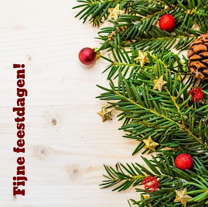 Kerstkaart "Kerststuk"