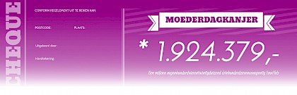 Banner "Moederdag waardecheque"