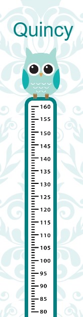 Groeimeter "Uiltje blauw" Groeimeter "Uiltje blauw"