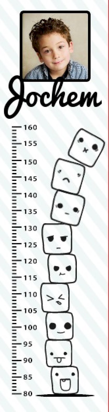 Foto groeimeter "Blokken"