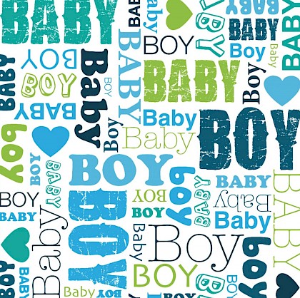 Kaartje met veel, heel veel Boy Kaartje met veel, heel veel Boy