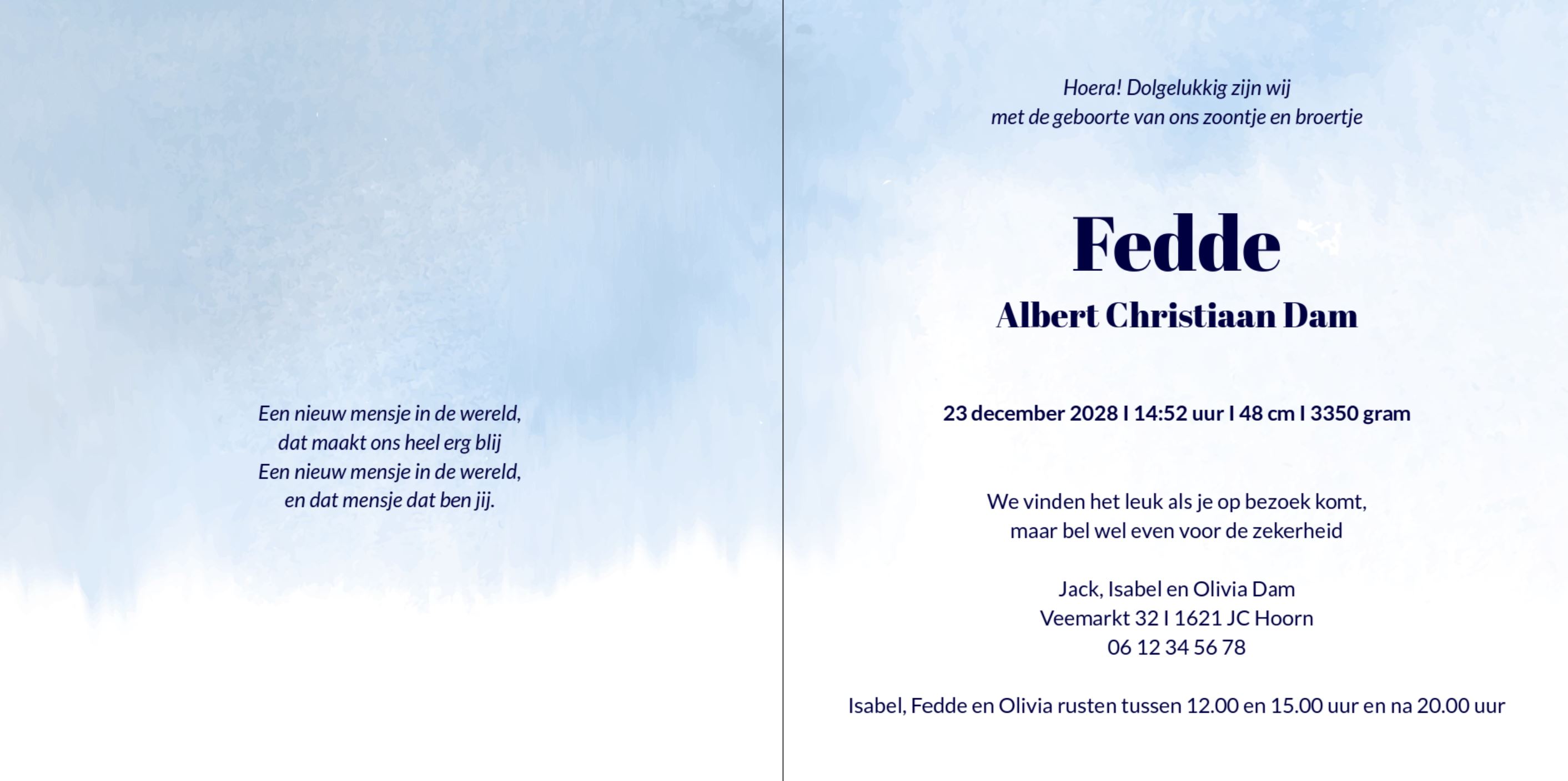 Kaartje met vlaggetjes Kaartje met vlaggetjes