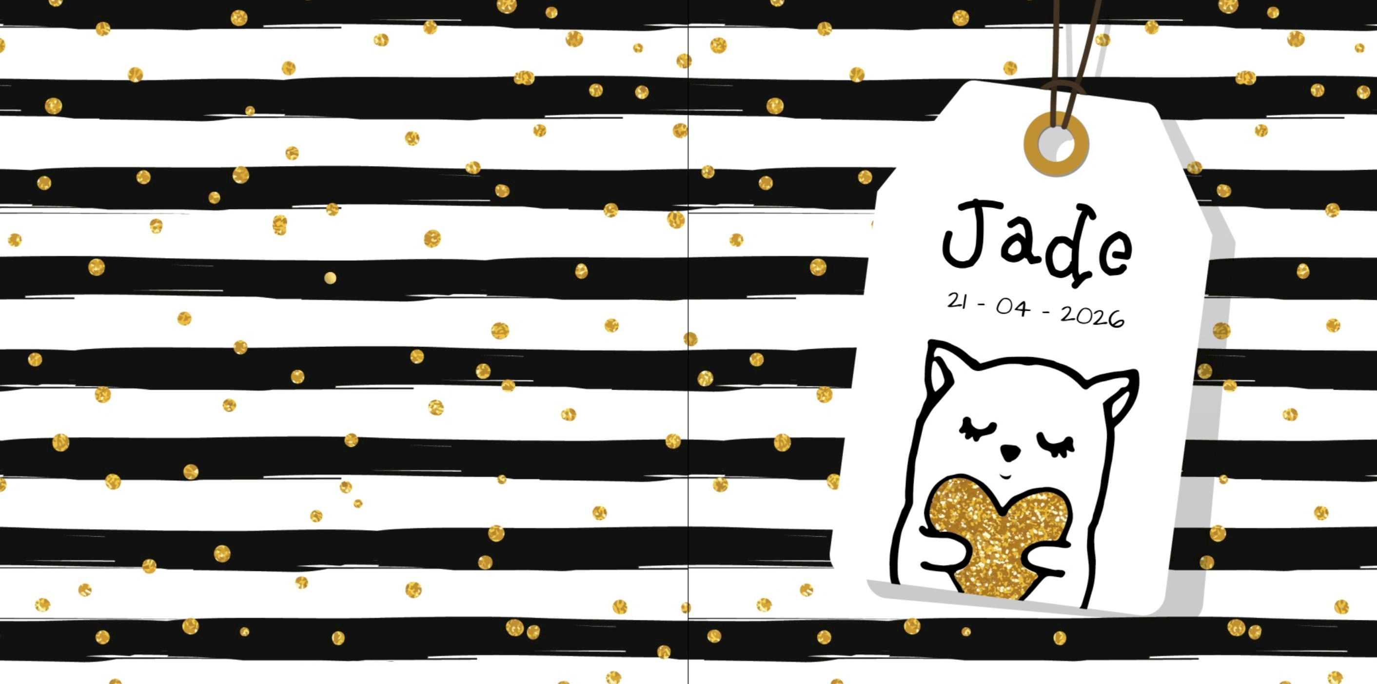 Kaartje met lief poesje Kaartje met lief poesje