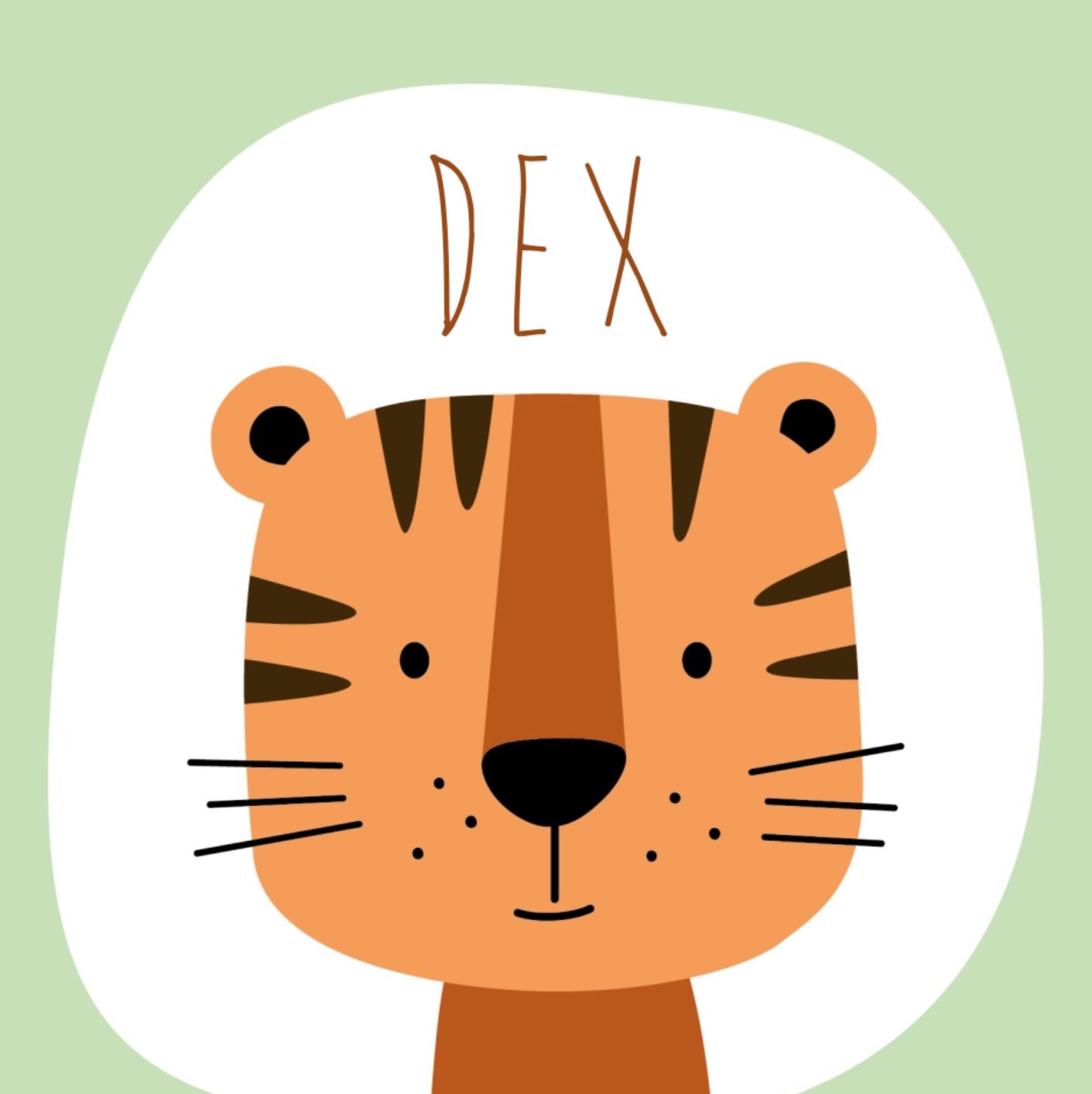 Enkele kaart Tijger Enkele kaart Tijger