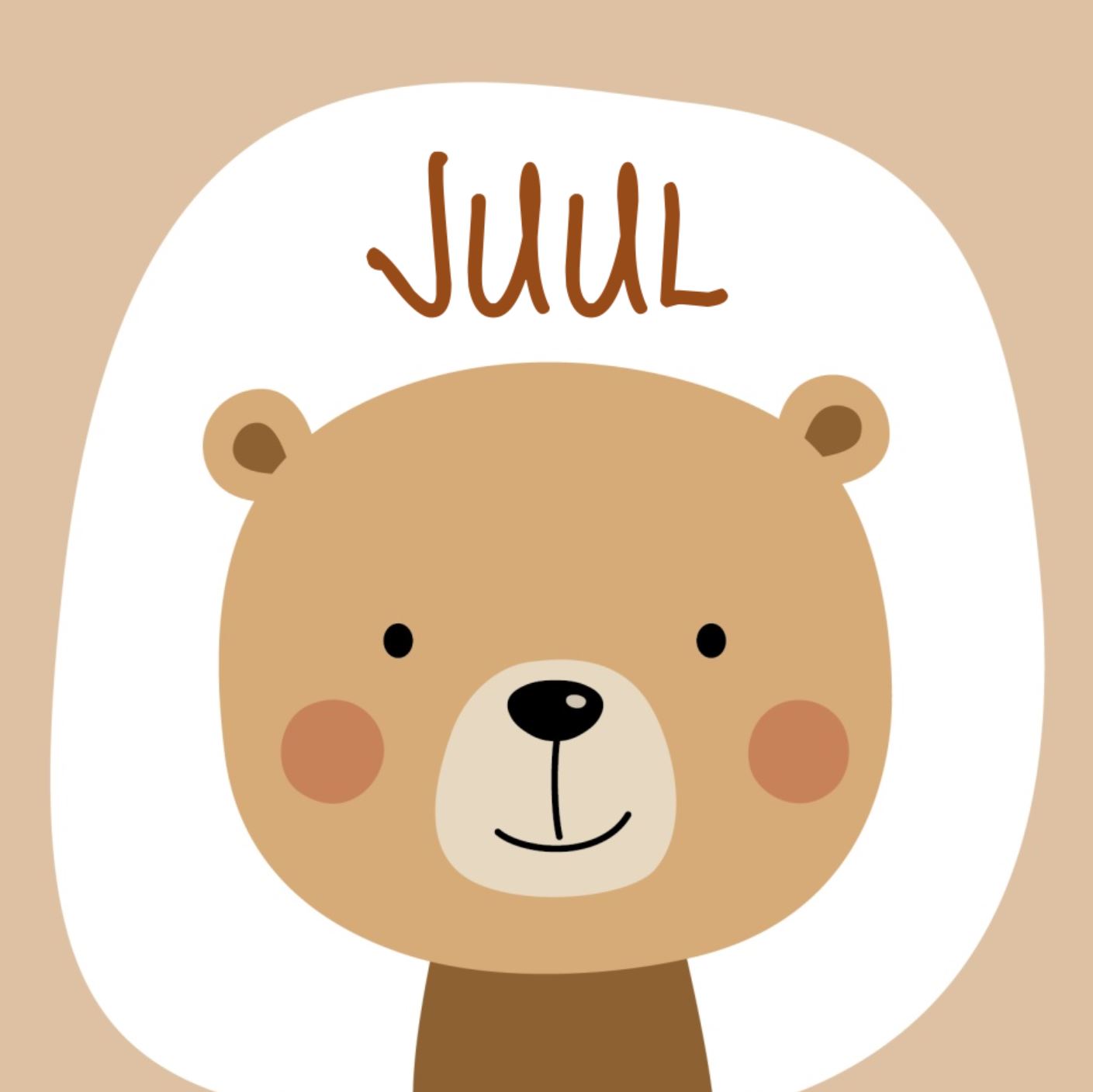 Jongenskaartje met een hondje Jongenskaartje met een hondje