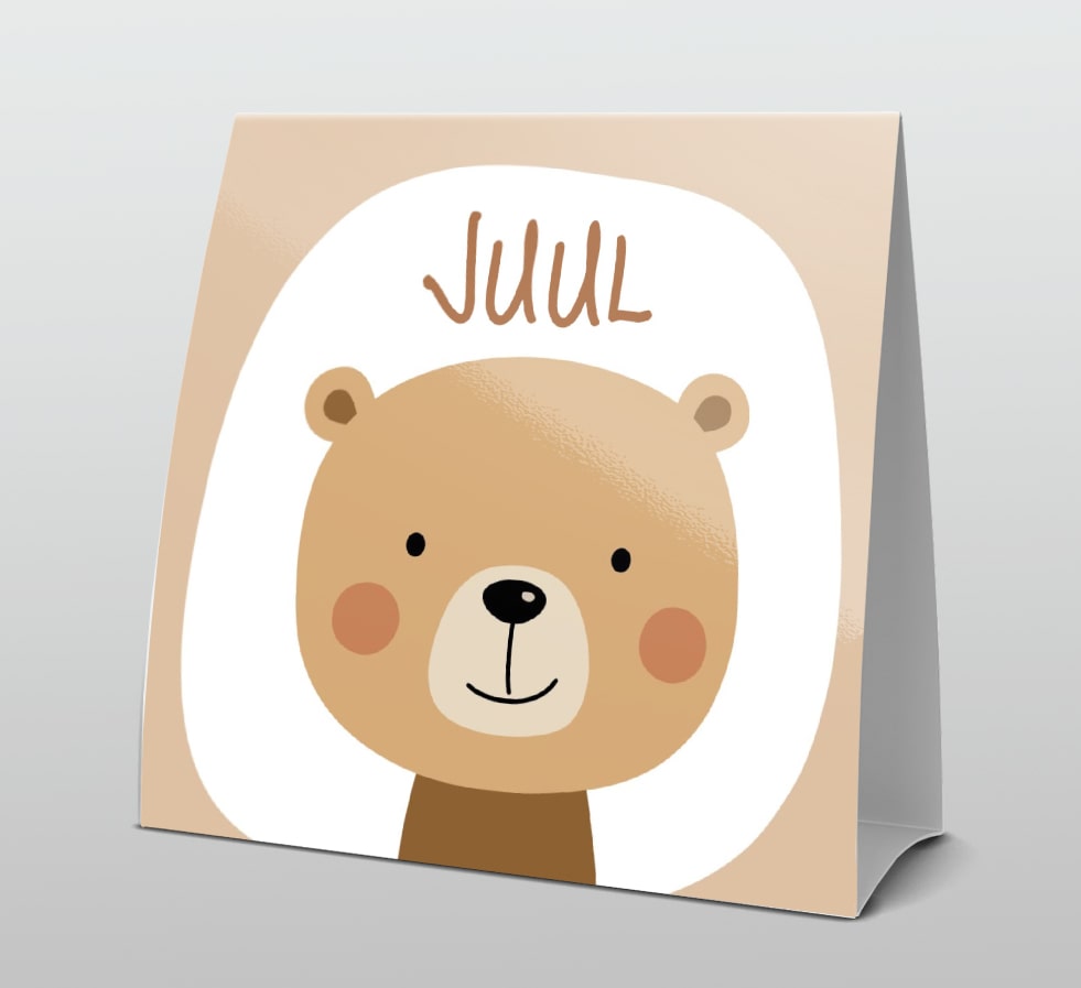 Tentkaart met een beertje Tentkaart met een beertje