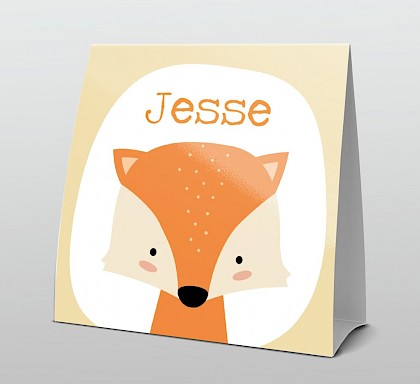 Tentkaart met vosje