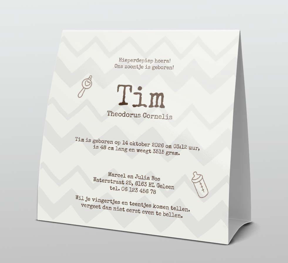 Tentkaart met Tag "Kraftlook" Tentkaart met Tag "Kraftlook"