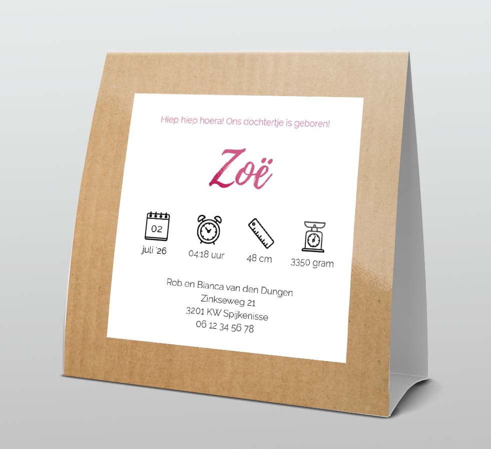 Tentkaart Kraftlook schommelpaard rood Tentkaart Kraftlook schommelpaard rood