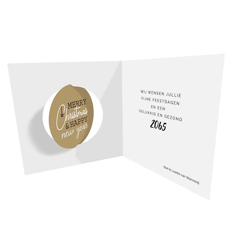 Kerstkaart met sterren Kerstkaart met sterren