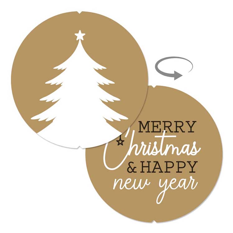 Kerstkaart met sterren Kerstkaart met sterren