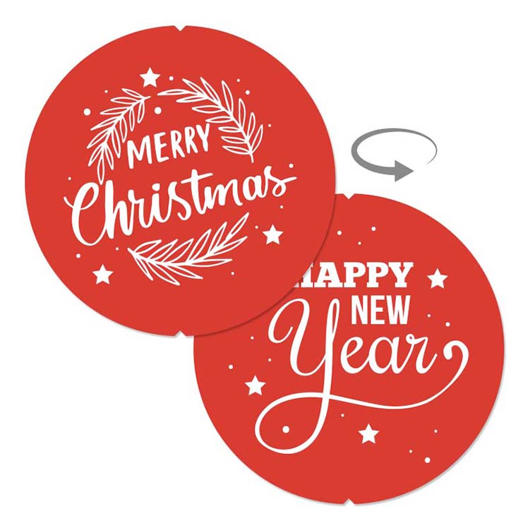 Kerstkaart met sterren Kerstkaart met sterren