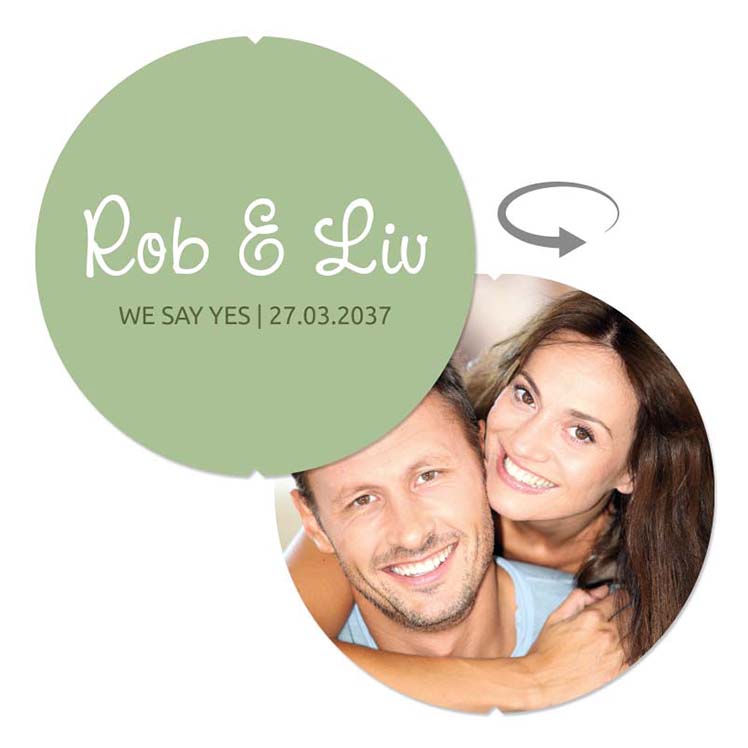 3D trouwkaart botanisch 3D trouwkaart botanisch