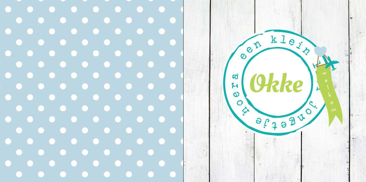 Gevouwen adoptiekaart "Stempel op hout blauw" Gevouwen adoptiekaart "Stempel op hout blauw"