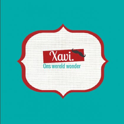 Gevouwen adoptiekaart "Ons wereld wonder"