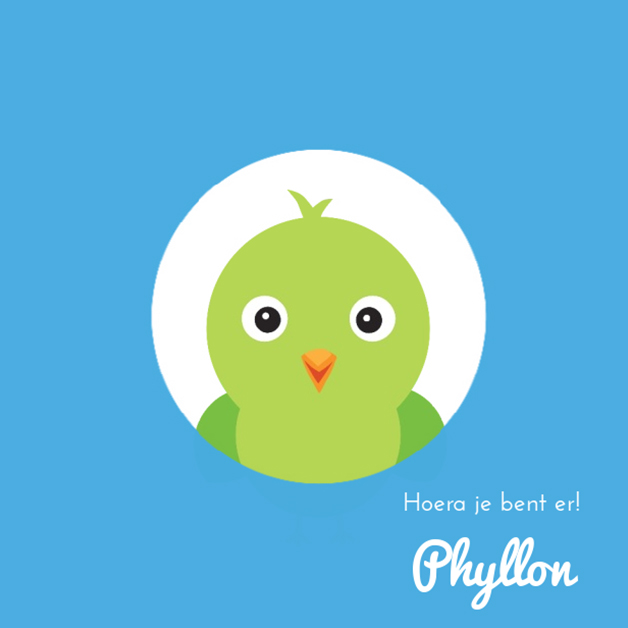 Adoptiekaartje "Vogeltje groen" Adoptiekaartje "Vogeltje groen"