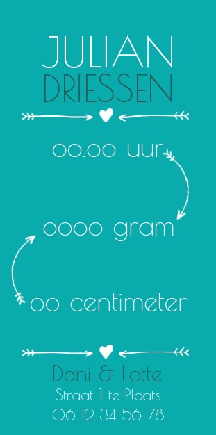 Kaartje "Pandabeer blauw" Kaartje "Pandabeer blauw"