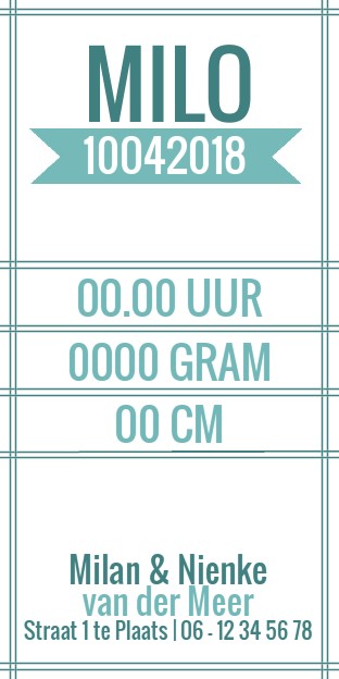 Kaartje "Wasbeertje" Kaartje "Wasbeertje"