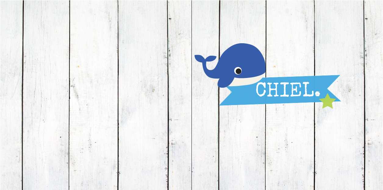 Gevouwen kaart "Blauwe walvis op hout" Gevouwen kaart "Blauwe walvis op hout"