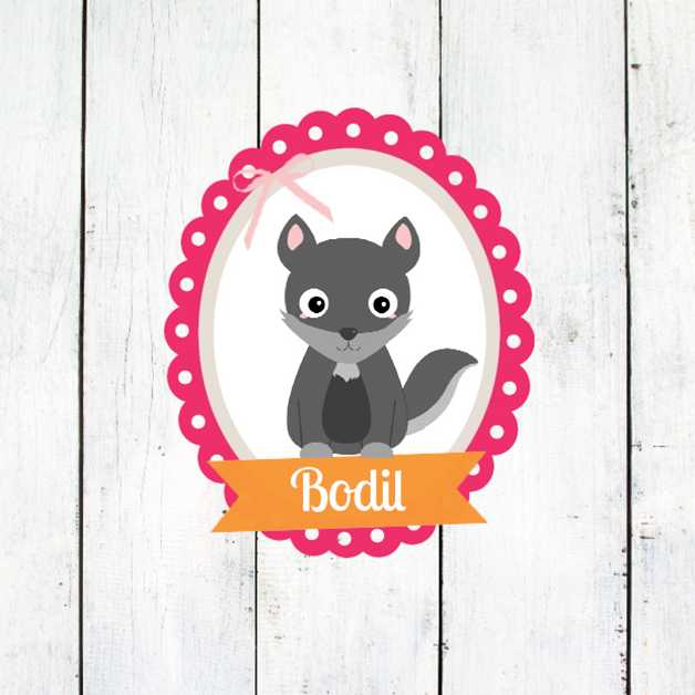 Kaartje "Wolfje op hout roze" Kaartje "Wolfje op hout roze"