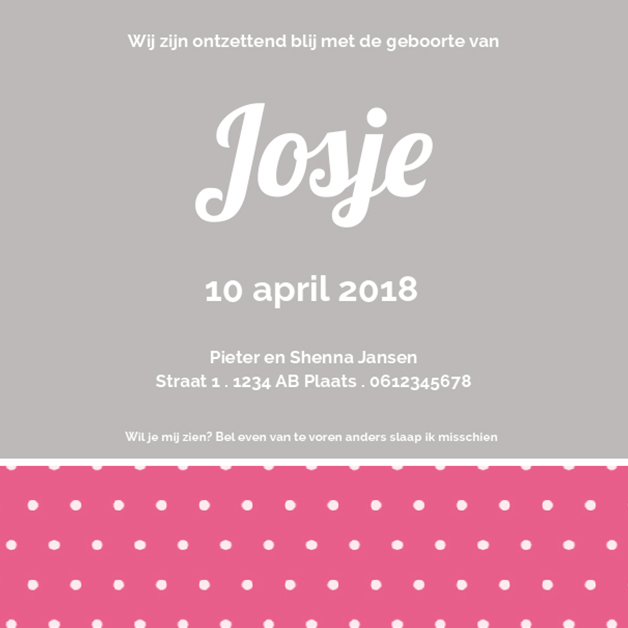 Kaartje "Schaapje grijs" Kaartje "Schaapje grijs"