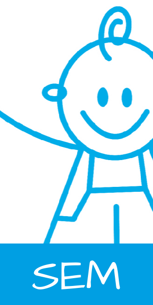 Kaartje "Getekend jongetje blauw" Kaartje "Getekend jongetje blauw"