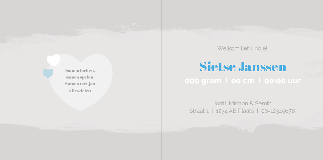 Gevouwen kaart "Speldje * Hartje * Strikje" Gevouwen kaart "Speldje * Hartje * Strikje"