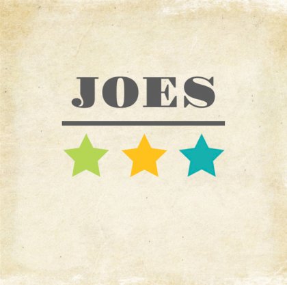 Gevouwen kaart "Oud papier met gekleurde sterren"